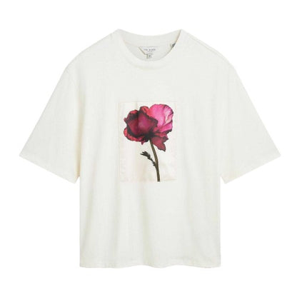 Front - Ted Baker Womens/Ladies Floral Soft Touch Relaxed Fit T-Shirt