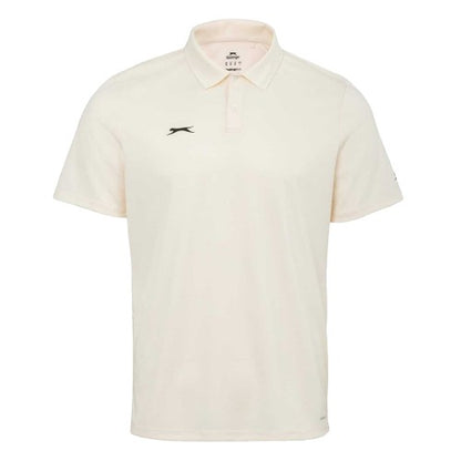 Front - Slazenger Mens 3/4 Sleeve Cricket Polo Shirt