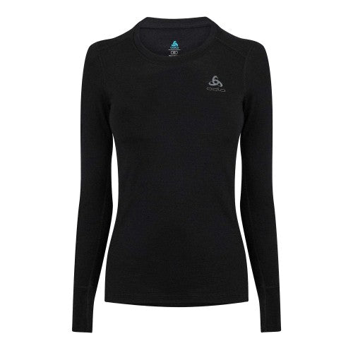 Front - Odlo Womens/Ladies Merino Wool Base Layer Top
