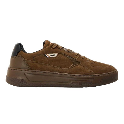 Front - Boss Mens Baltimore Canvas Trainers
