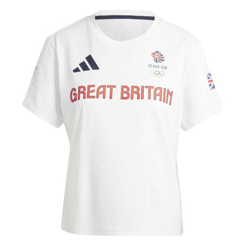Front - Team GB Womens/Ladies Adidas T-Shirt