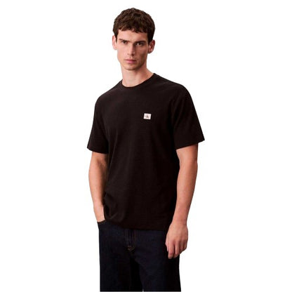 Front - Calvin Klein Mens Badge Waffle T-Shirt