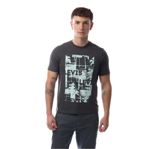 Front - Levis Mens Graphic Print Relaxed Fit T-Shirt