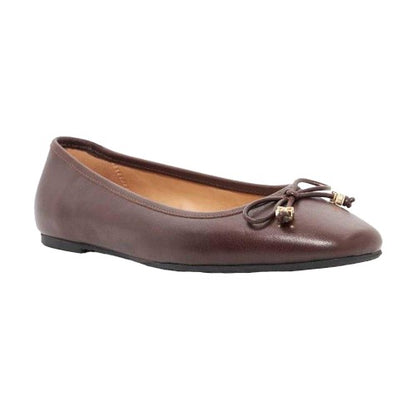 Front - Dune London Womens/Ladies Hennie Leather Ballerina Flats