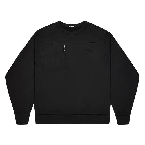 Front - No Fear Mens Technical Zip Pocket Jumper