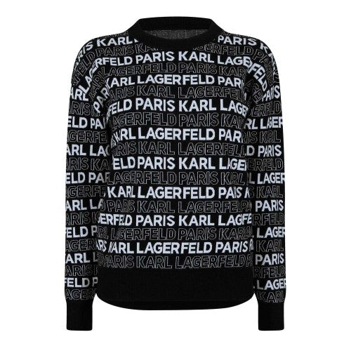 Front - Karl Lagerfeld Womens/Ladies Regular Long-Sleeved Jumper