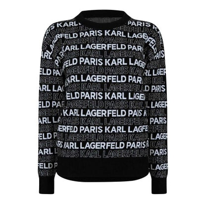 Front - Karl Lagerfeld Womens/Ladies Regular Long-Sleeved Jumper