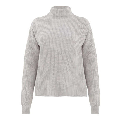 Front - I Saw It First Womens/Ladies Knitted High-Neck Jumper