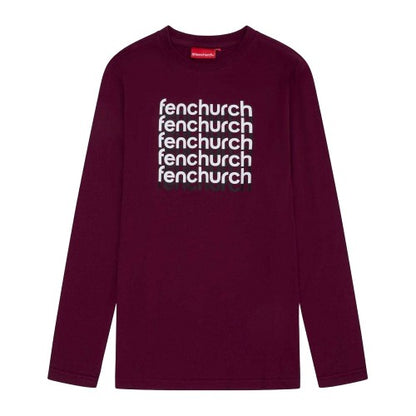 Front - Fenchurch Unisex Adult Aldgate Lettering Cotton T-Shirt