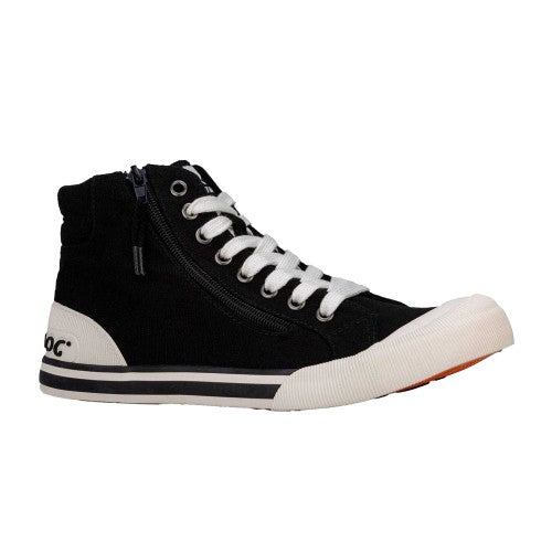 Front - Rocket Dog Womens/Ladies Jazzin Hi Canvas High Top Trainers