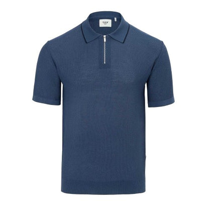 Front - Firetrap Mens Knitted Regular Short-Sleeved Polo Shirt