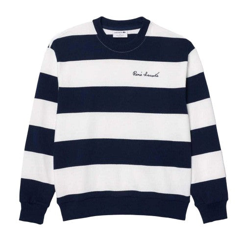 Front - Lacoste Womens/Ladies French Made Organic Cotton Oversized Sweatshirt
