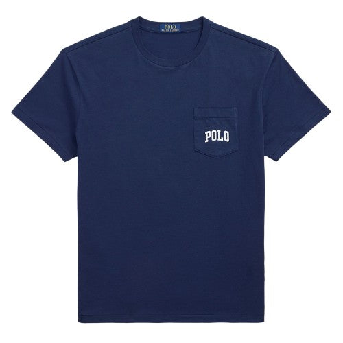 Front - Ralph Lauren Mens Bear Pocket T-Shirt
