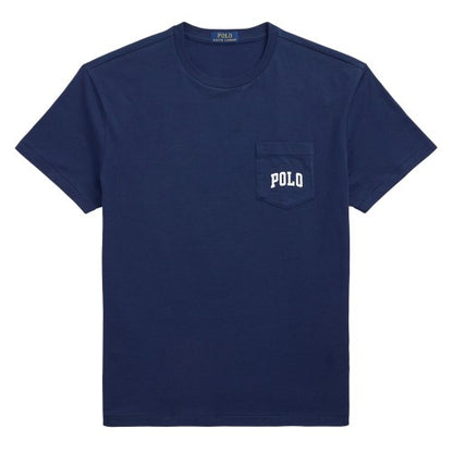 Front - Ralph Lauren Mens Bear Pocket T-Shirt