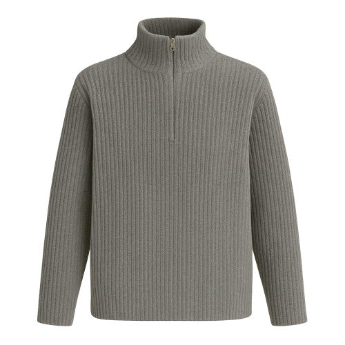 Front - I Saw It First Womens/Ladies Zip Neck Jumper