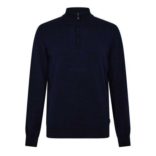 Front - Boss Mens Ebenji Fine Knit Jumper