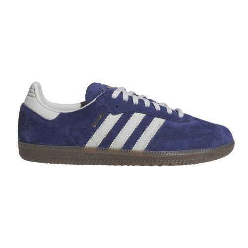 Front - Adidas Mens Samba ADV Leather Trainers