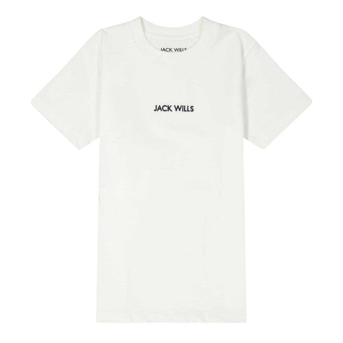 Front - Jack Wills Childrens/Kids Back Print Regular T-Shirt