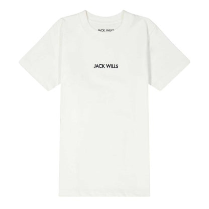 Front - Jack Wills Childrens/Kids Back Print Regular T-Shirt