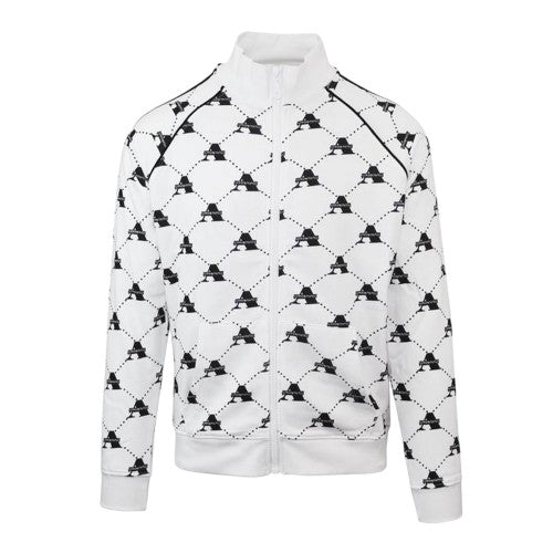 Front - Aquascutum Mens Funnel Neck Raglan Track Jacket