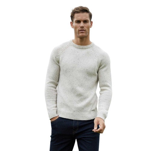 Front - Threadbare Mens Ravenswood Crew Neck Relaxed Fit Jumper