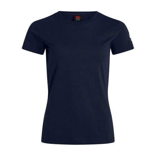 Front - Canterbury Womens/Ladies Club Embroidered Logo T-Shirt