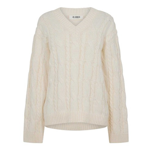 Front - 4th & Reckless Womens/Ladies Cable Knit Sweater Top