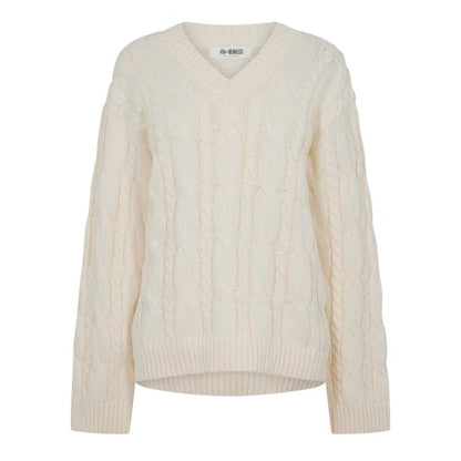 Front - 4th & Reckless Womens/Ladies Cable Knit Sweater Top