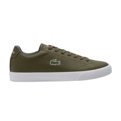 Front - Lacoste Mens Lerond Set Embroidered Logo Trainers