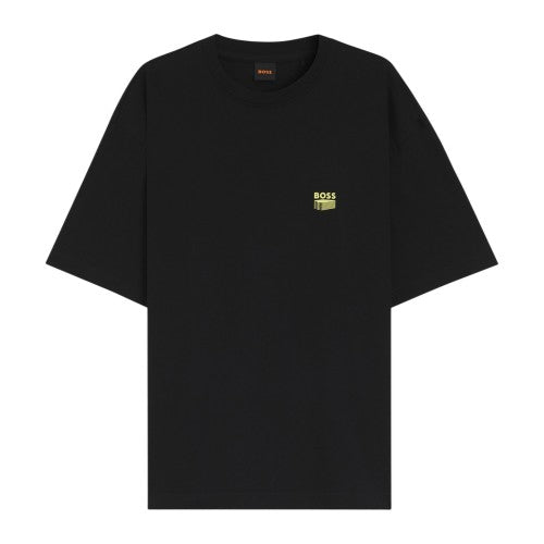 Front - Boss Mens Brutalism Back Print T-Shirt