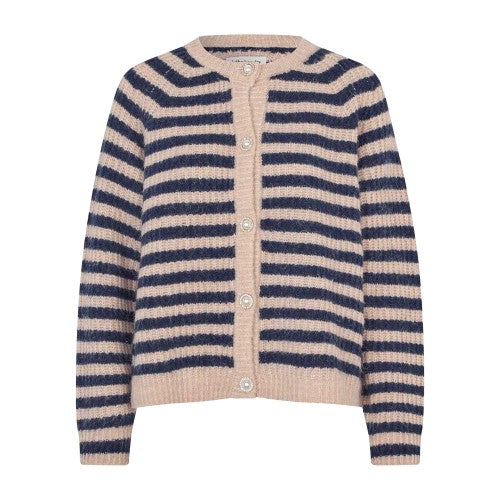 Front - Lollys Laundry Womens/Ladies Striped Cardigan