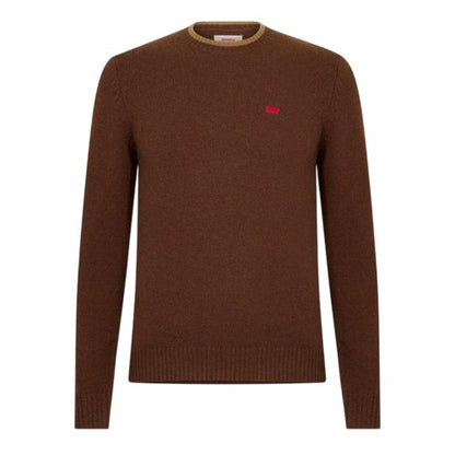 Front - Levis Mens Batwing Logo Crew Neck Jumper