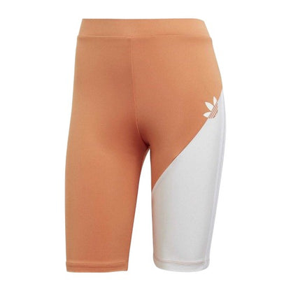 Front - Adidas Womens/Ladies Originals Diagonal Stripe Fitted Cycling Shorts