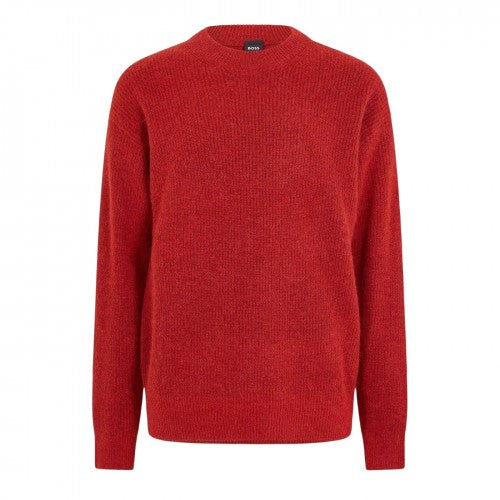 Front - Boss Mens Crew Neck Sweater Top