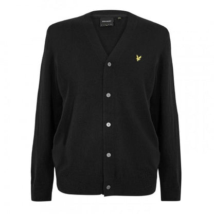 Front - Lyle & Scott Mens V Neck Cardigan