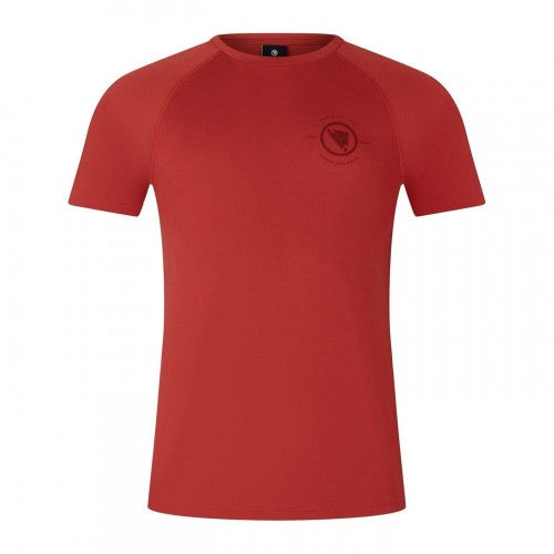 Front - Endura Mens Loop Relaxed Fit Raglan T-Shirt