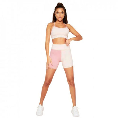 Front - Missy Empire Womens/Ladies Colour Block Sport Shorts