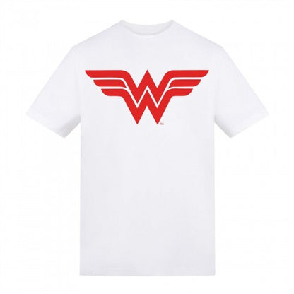 Front - Wonder Woman Unisex Adult Chest Logo Regular T-Shirt