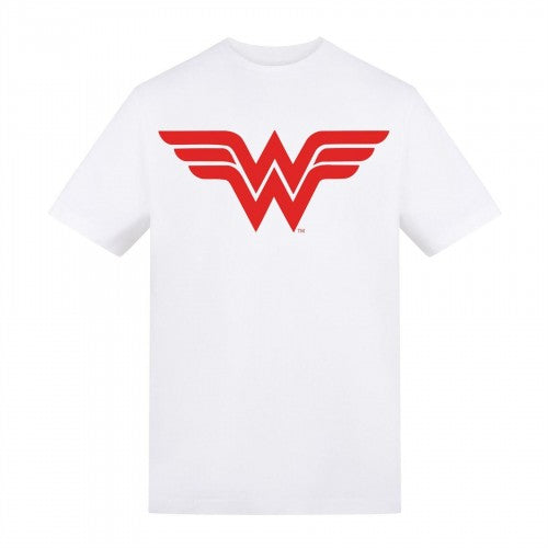 Front - Wonder Woman Unisex Adult Chest Logo Regular T-Shirt