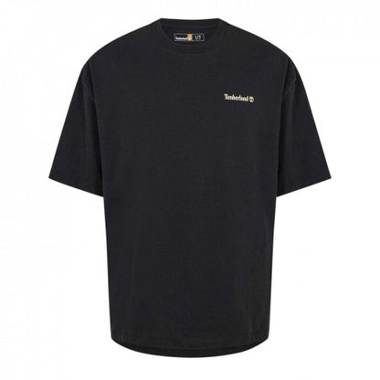 Front - Timberland Mens Oval Logo Regular T-Shirt