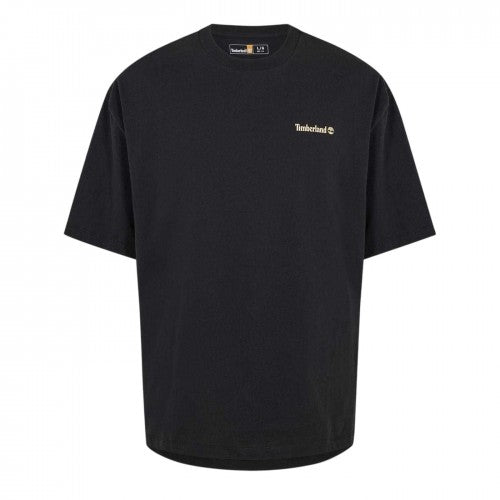 Front - Timberland Mens Oval Logo Regular T-Shirt