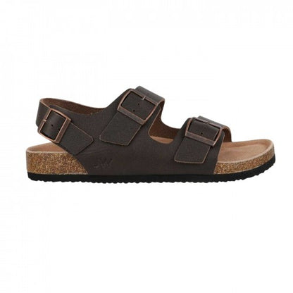 Front - Jack Wills Mens Leather Sandals