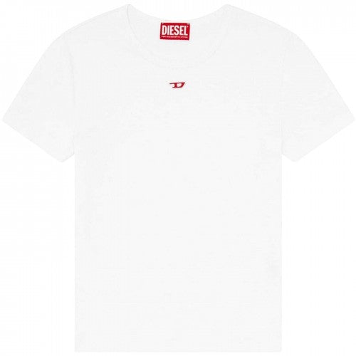 Front - Diesel Womens/Ladies Ele Logo Cropped Slim T-Shirt