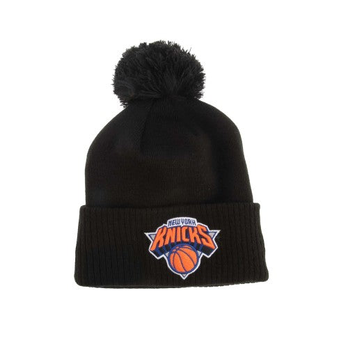Front - New Era NBA New York Knicks Knitted Beanie