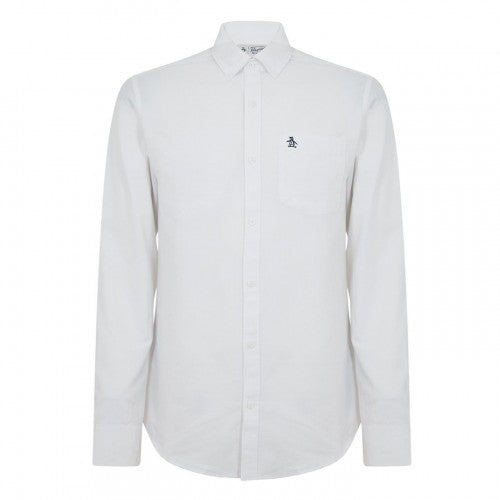 Front - Original Penguin Mens Oxford Cotton Button-Down Shirt