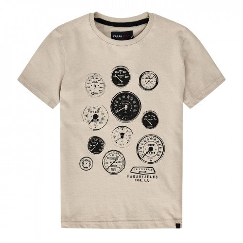 Front - Farah Childrens/Kids Graphic Print Regular T-Shirt