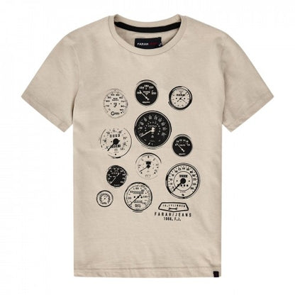 Front - Farah Childrens/Kids Graphic Print Regular T-Shirt