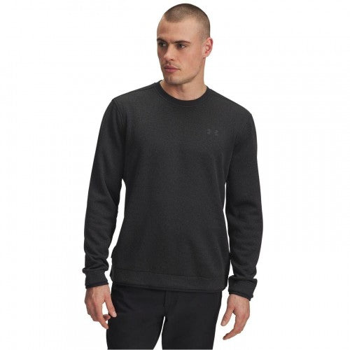 Front - Under Armour Mens Crew Neck Regular Long-Sleeved Sweatshirt