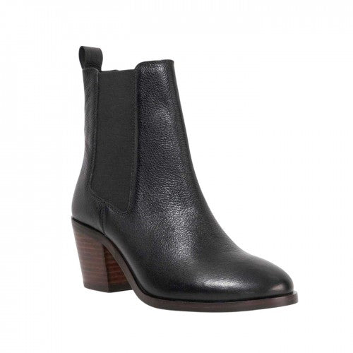 Front - Dune London Womens/Ladies Pasil Leather Block Heel Boots