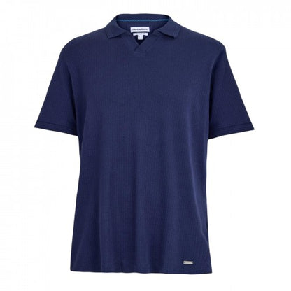 Front - Threadbare Mens Ribbed Regular Polo Shirt